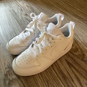 Nike Court Borough 2 White Kids Shoes
